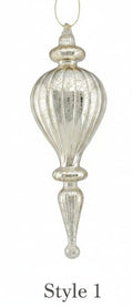 Mercury Champagne Glass Finial, 3 Style Options