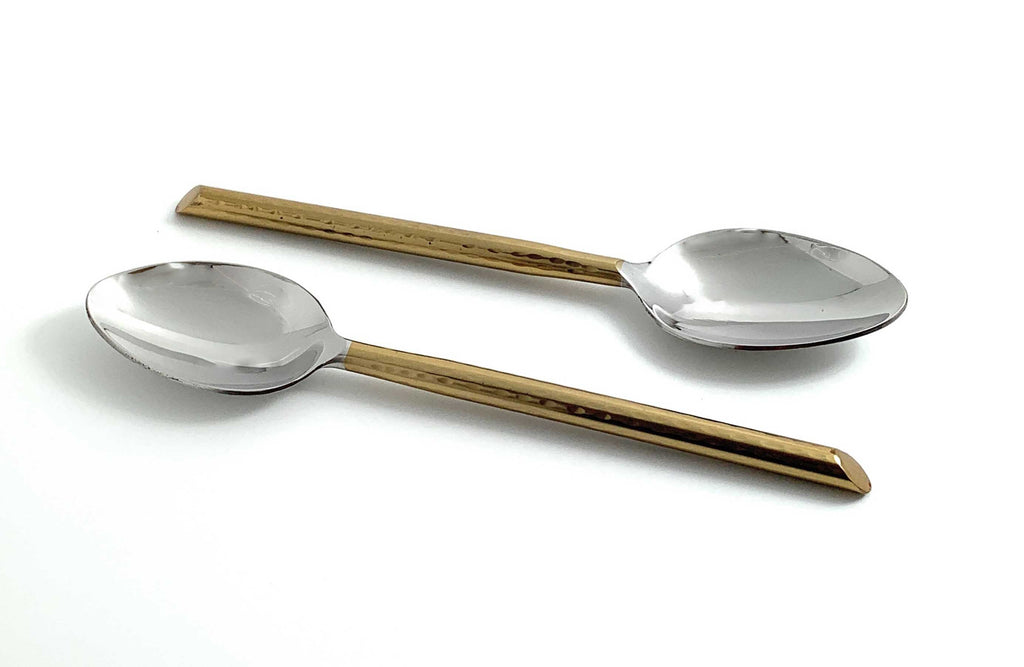 Vibhsa Gold Silverware Tablespoons Set of 6
